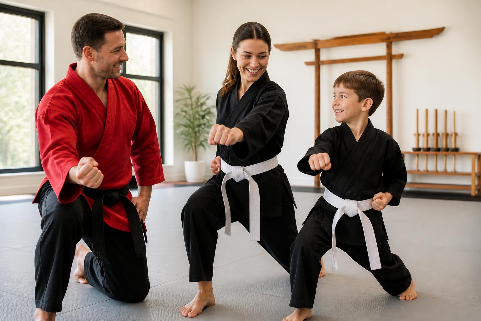Family Martial Arts class